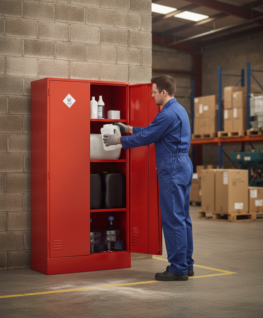 Pesticides & Agrochemical Cabinet 53kg 915mm x 457mm x 1219mm for Chemical Storage