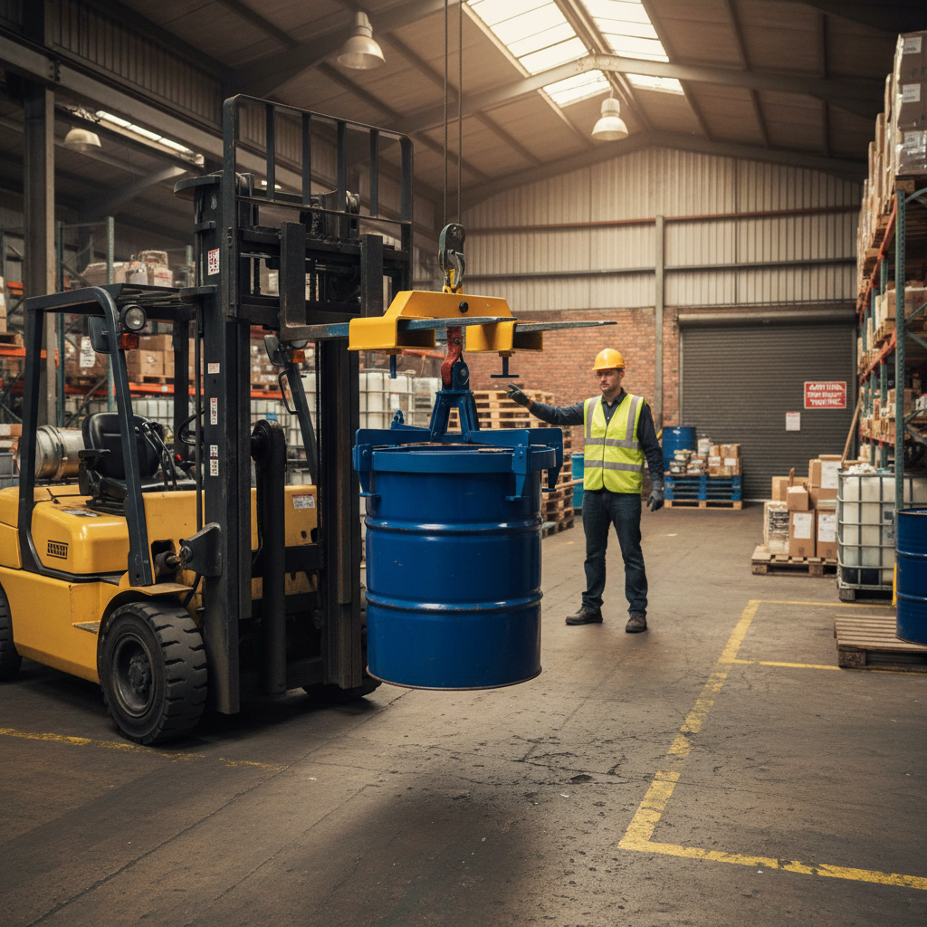 Vertical Drum Tongs 500kg for Moving Steel Drums