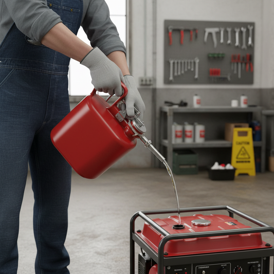 Safety Can 4 Litre L117 x W194 x H324mm for Flammable Liquid Storage
