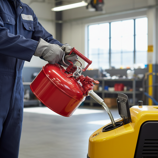 Safety Can 4 Litre 241mmØ x H267mm Red for Flammable Liquids